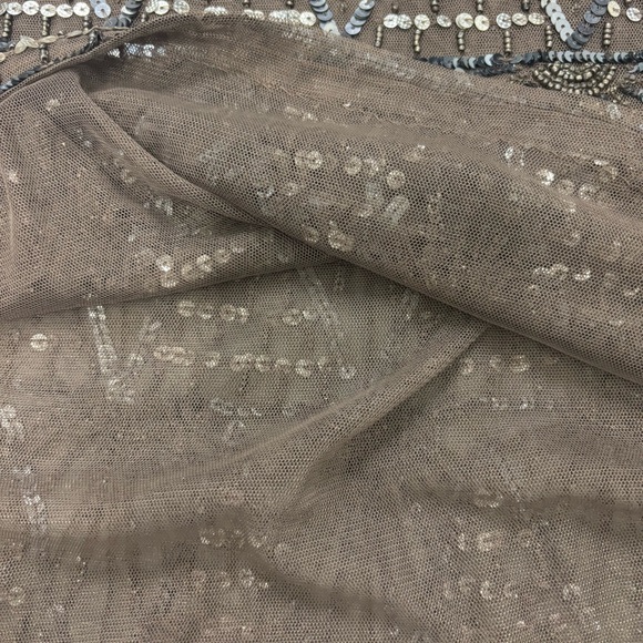 Y2K Walter Baker Sequin Beaded Sparkly Mesh Tank Top - Picture 10 of 10